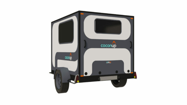 coconup petite mini caravane cellule amovible concept solution camping voyage aventure tente de toit magpie compact 07