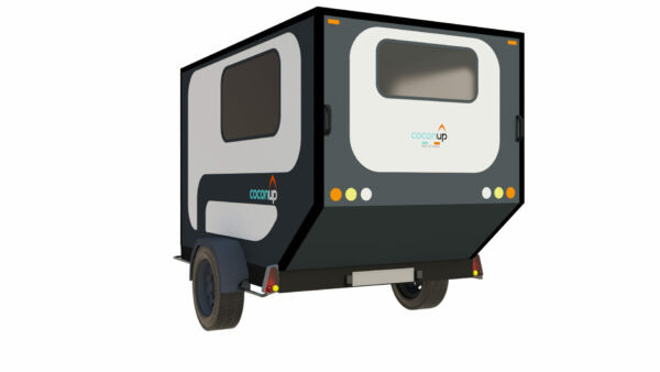 coconup petite mini caravane cellule amovible concept solution camping voyage aventure tente de toit magpie confort 03
