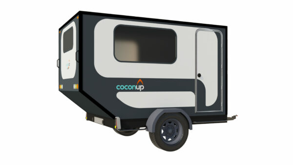 coconup petite mini caravane cellule amovible concept solution camping voyage aventure tente de toit magpie confort 04