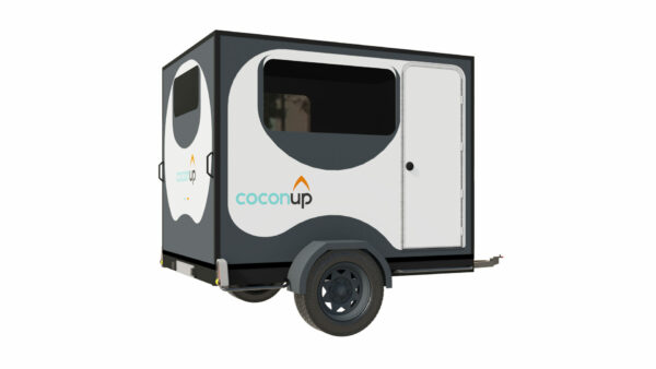 coconup petite mini caravane cellule amovible concept solution camping voyage aventure tente de toit panda compact 03