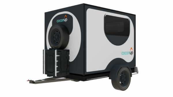 coconup petite mini caravane cellule amovible concept solution camping voyage aventure tente de toit panda compact 05